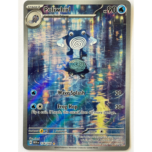 Poliwhirl Holo Illustration Rare 176/165