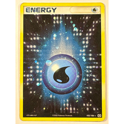 Water Energy Holo Rare 103/106