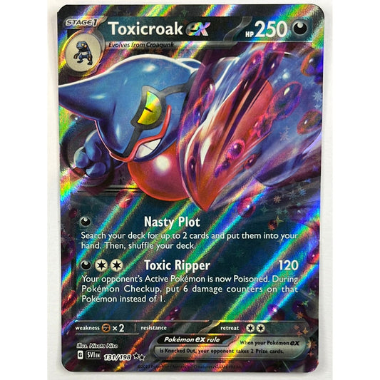 Toxicroak EX Double Rare 131/198