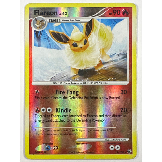 Flareon LV. 43 Reverse Holo Rare 19/100