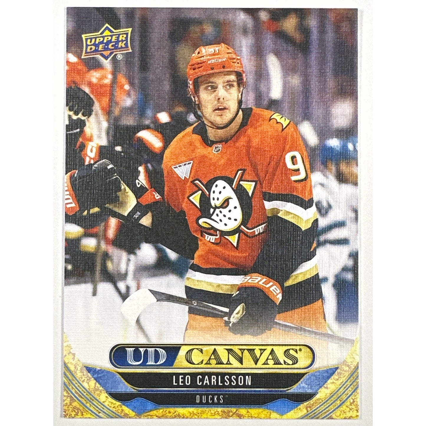 2024-25 Upper Deck Extended Series Leo Carlsson UD Canvas