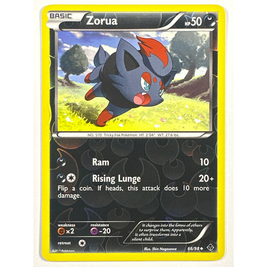 Zorua Reverse Holo Uncommon 66/98