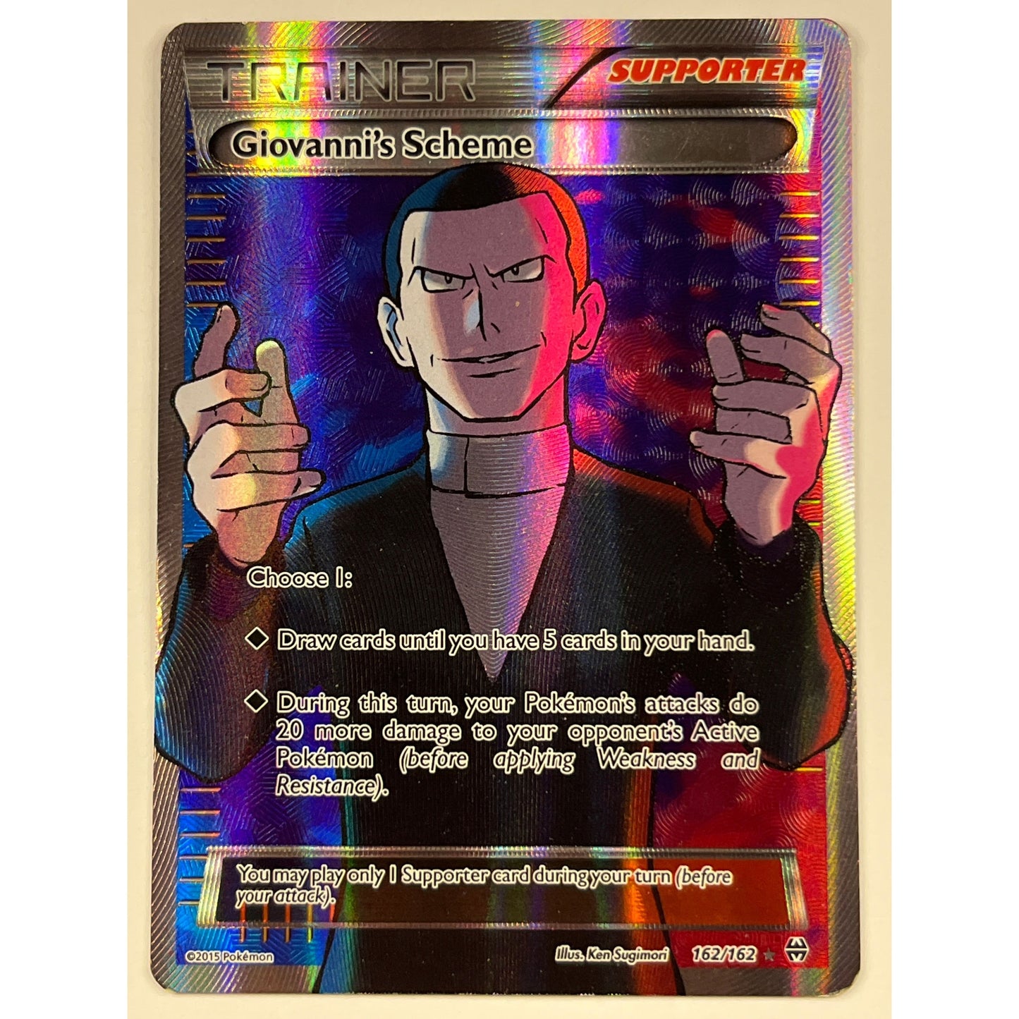 Giovanni’s Scheme Holo Ultra Rare 162/162