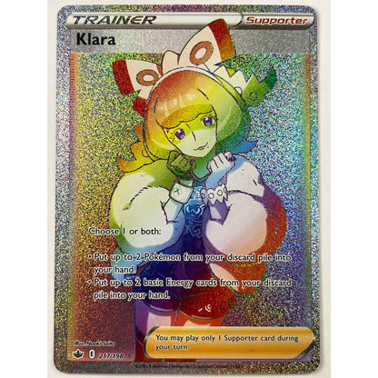 Klara Holo Rainbow Rare 217/198