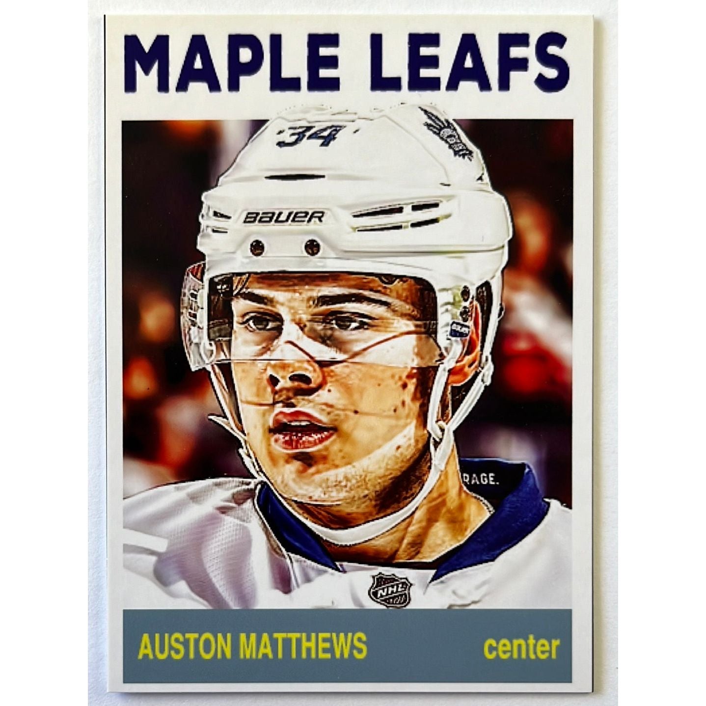 Auston Matthews Art Card 1/10