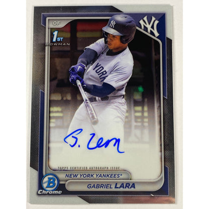 2023-24 Topps Bowman 1st Chrome Gabriel Lara Auto