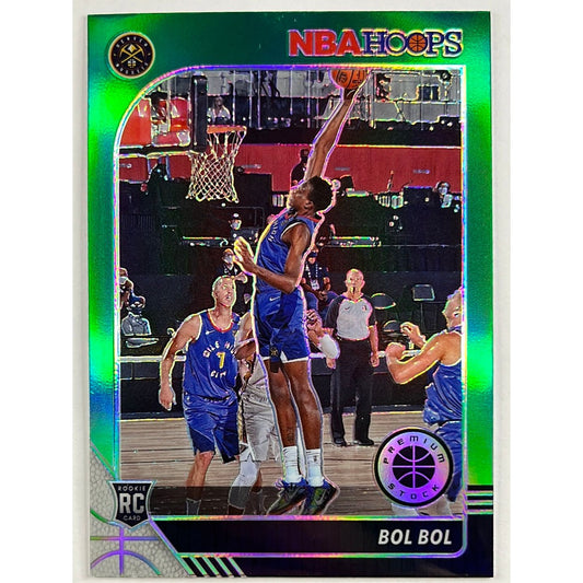 2019-20 Hoops Premium Stock Bol Bol Green Holo Prizm RC