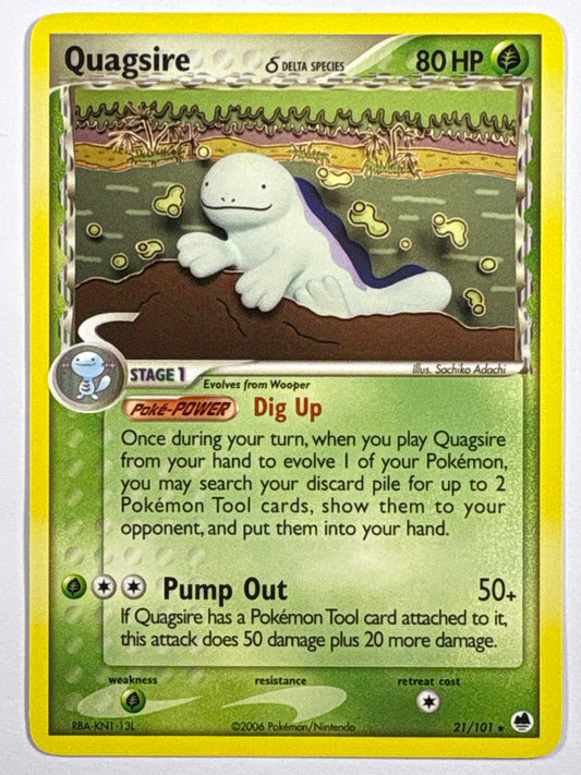 Quagsire Non Holo Rare 21/101 | Local Legends Cards & Collectibles