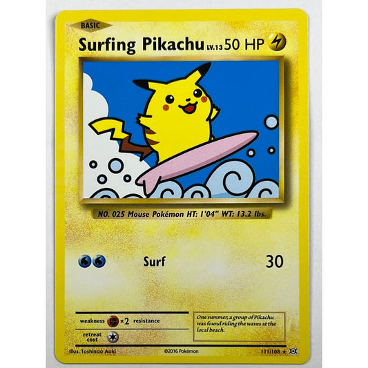 Surfing Pikachu LV. 13 Non Holo Rare 111/108