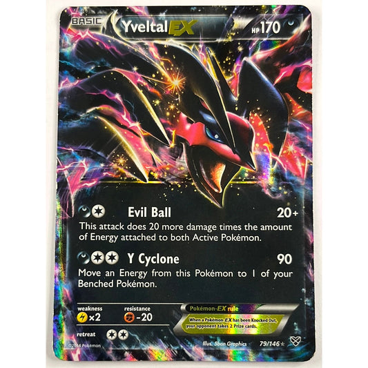 Yveltal EX Full Art Ultra Rare 79/146