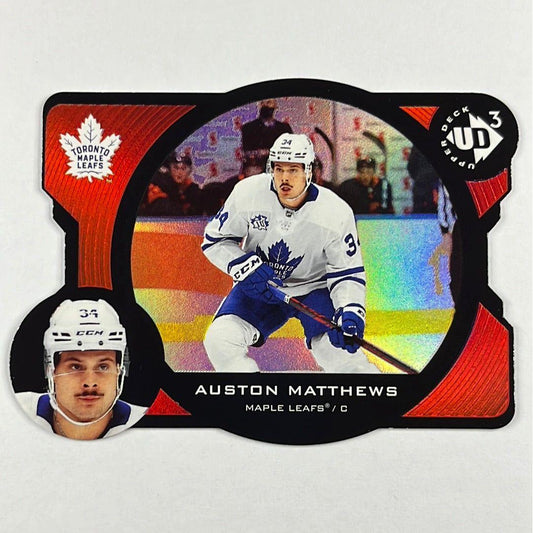 2020-21 Extended Series Auston Mathews UD3 Die Cut 139/1000