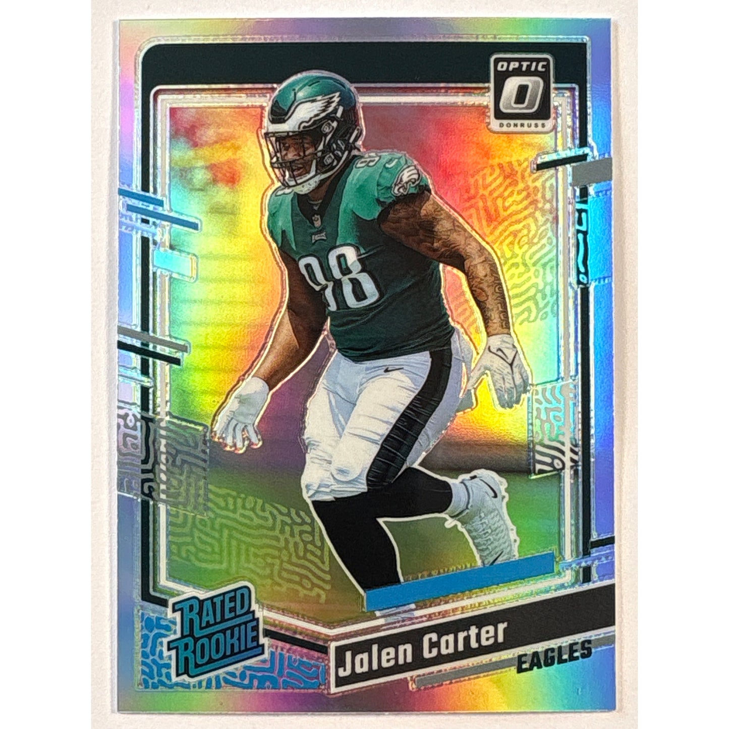 2023 Donruss Optic Jalen Carter Silver Holo Rated Rookie