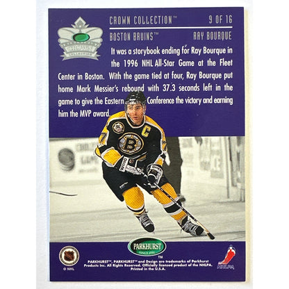 1995-96 Parkhurst Ray Bourque Crown Collection