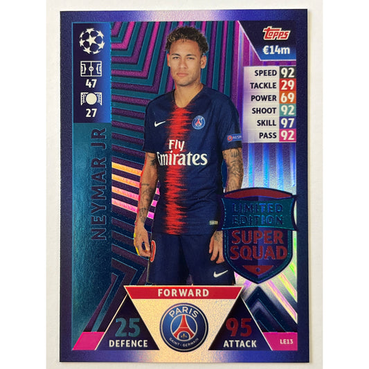 2018-19 Match Attax Neymar Jr Limited Edition Super Squad