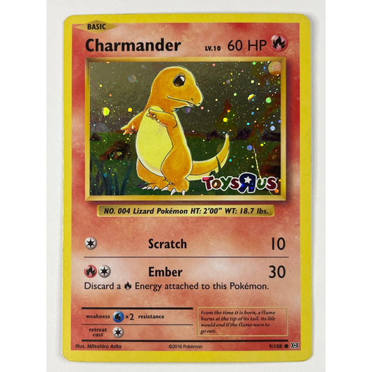 *STAMPED Charmander Holo Rare ToysRUs promo 9/108
