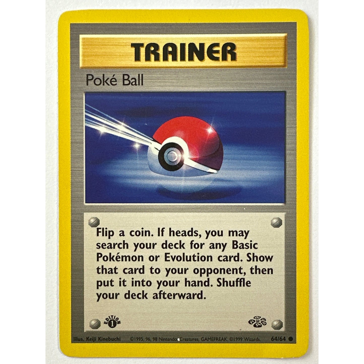 1st Edition Poké Ball Non Holo Common 64/64
