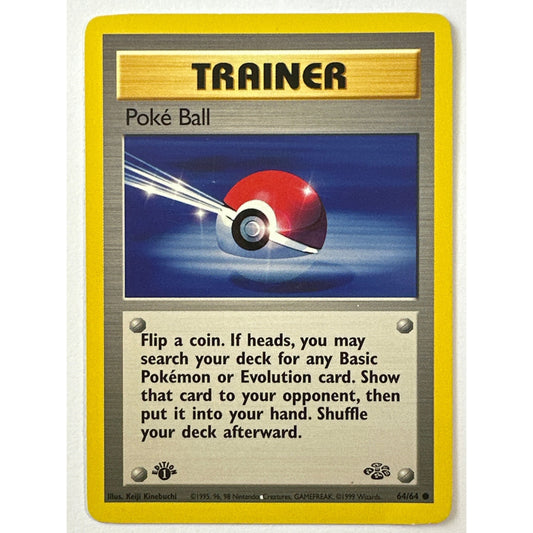 1st Edition Poké Ball Non Holo Common 64/64