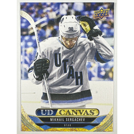 2024-25 Upper Deck Extended Series Mikhail Sergachev UD Canvas