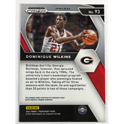 2021 Prizm DP Dominique Wilkins Red White Blue Prizm