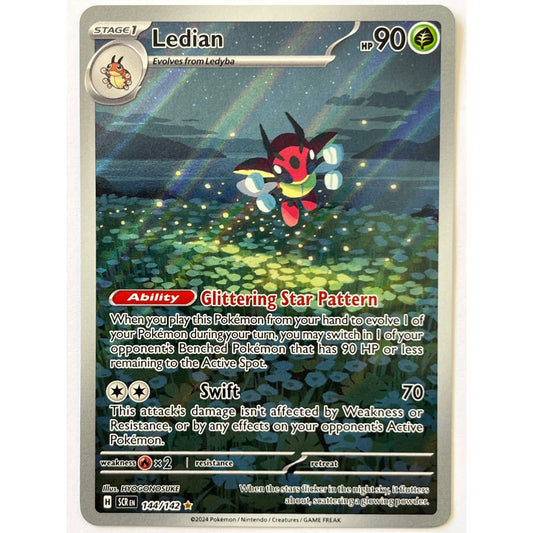 Ledian Holo Illustration Rare 144/142