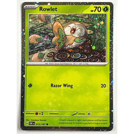 Canadian Exclusive Rowlet Cosmos Holo Promo 013/197 | Local Legends Cards & Collectibles