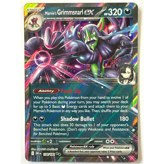 Marnie’s Grimmsnarl ex Holo Double Rare 136/182