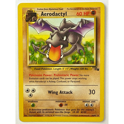 Aerodactyl Non Holo Rare 16/62
