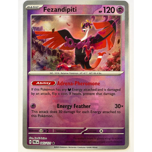 Fezandipiti Pokéball Holo Rare 045/131