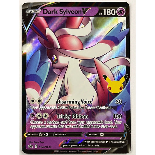 Dark Sylveon V Holo Black Star Promo SWSH134