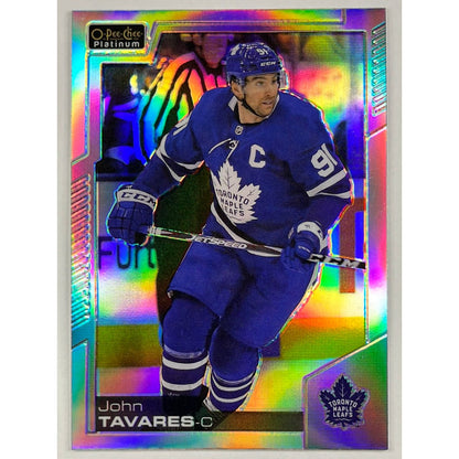 2020-21 O-Pee-Chee Platinum John Tavares Rainbow