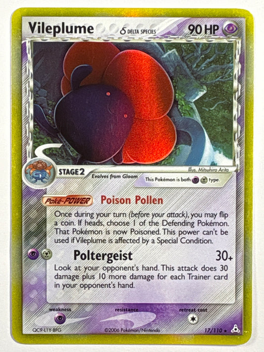Vileplume Reverse Holo Rare 17/110 | Local Legends Cards & Collectibles
