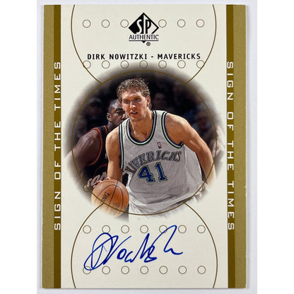 2000-01 Upper Deck Dirk Nowitzki Sign Of The Times