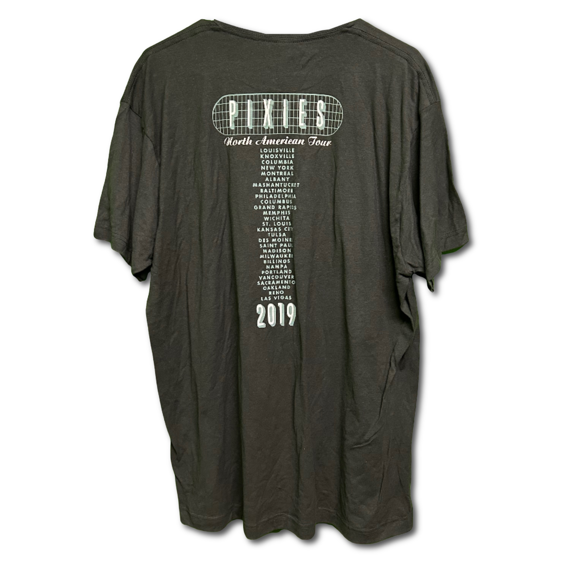 Official Pixies 2019 ‘Doolittle’ Tour Heather Grey Shirt XL | Local Legends Cards & Collectibles