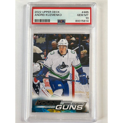 2022-23 Series 1 Andrei Kuzmenko Young Guns PSA 10 GEM MINT