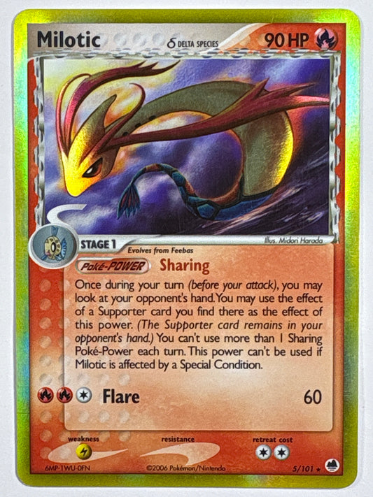 Milotic Reverse Holo Rare 5/101 | Local Legends Cards & Collectibles