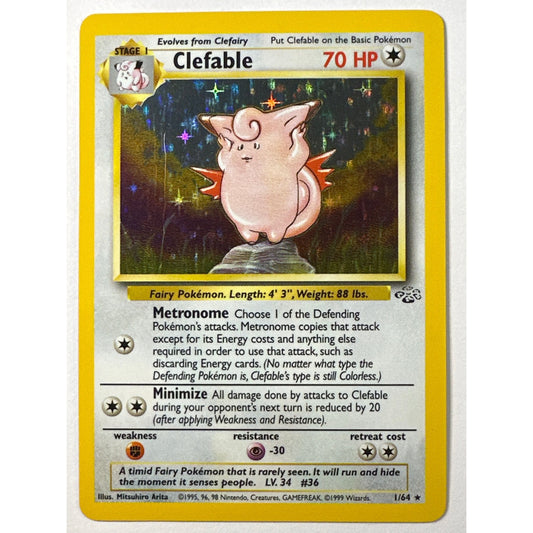 Jungle Clefable Holo Rare 1/64