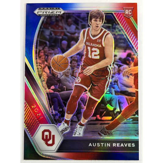 2021 Prizm DP Austin Reaves Red White Blue Prizm RC