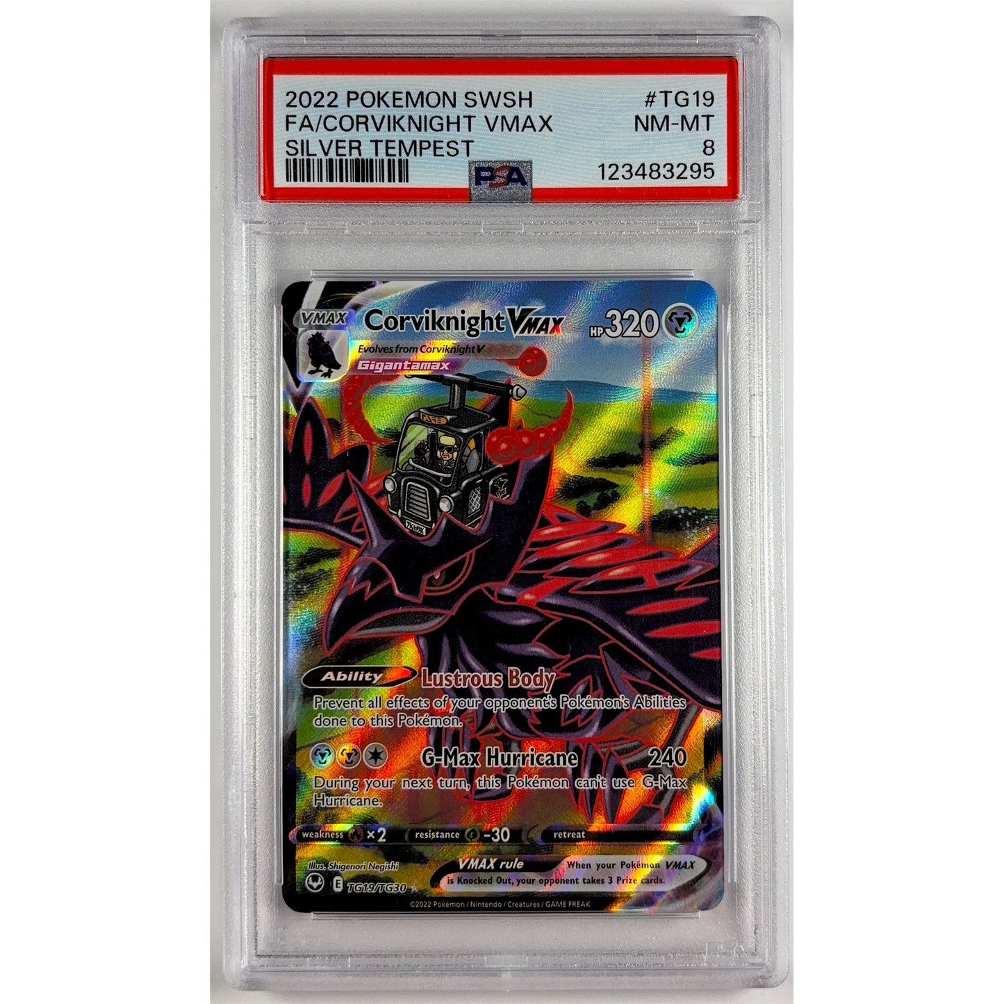Corviknight VMAX Holo Ultra Rare TG19/TG30 PSA 8 NEAR MINT-MINT | Local Legends Cards & Collectibles