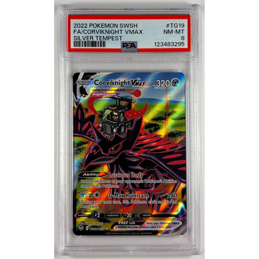 Corviknight VMAX Holo Ultra Rare TG19/TG30 PSA 8 NEAR MINT-MINT | Local Legends Cards & Collectibles