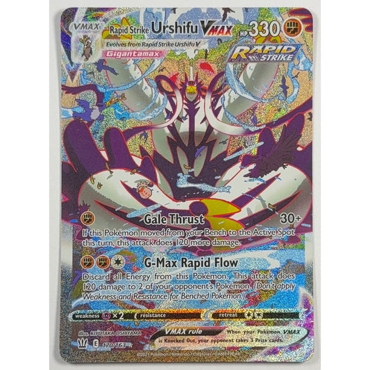 Rapid Strike Urshifu VMAX Alt Art Rare 170/163 | Local Legends Cards & Collectibles