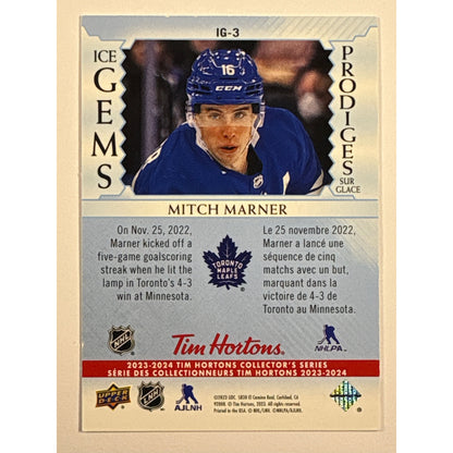 2023-24 Tim Hortons Mitch Marner Ice Gems | Local Legends Cards & Collectibles