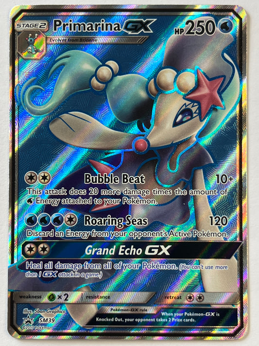 Primarina GX Holo Black Star Promo SM39