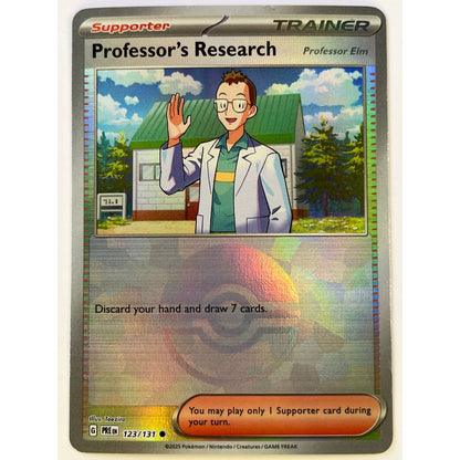 Professor’s Research Pokéball Holo 123/131