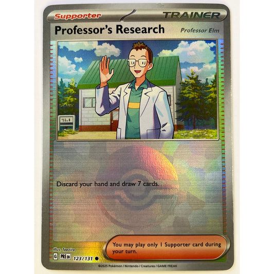 Professor’s Research Pokéball Holo 123/131