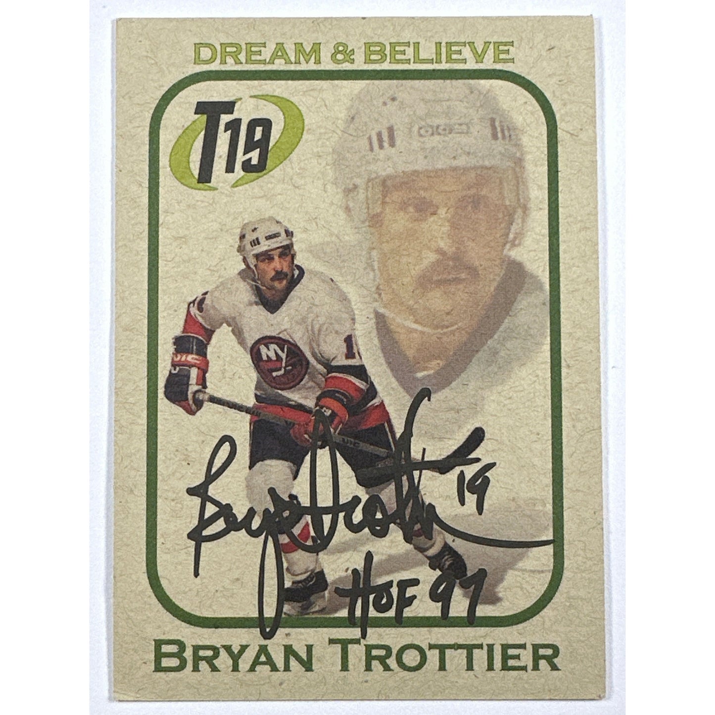 Call 2 Recycle Bryan Trottier Inscribed Autograph