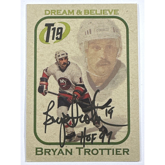 Call 2 Recycle Bryan Trottier Inscribed Autograph
