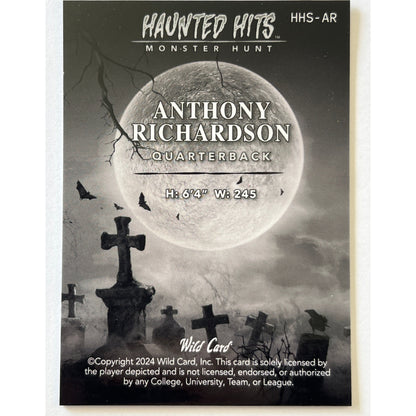 2024 Wild Card Anthony Richardson Haunted Hits 4/5