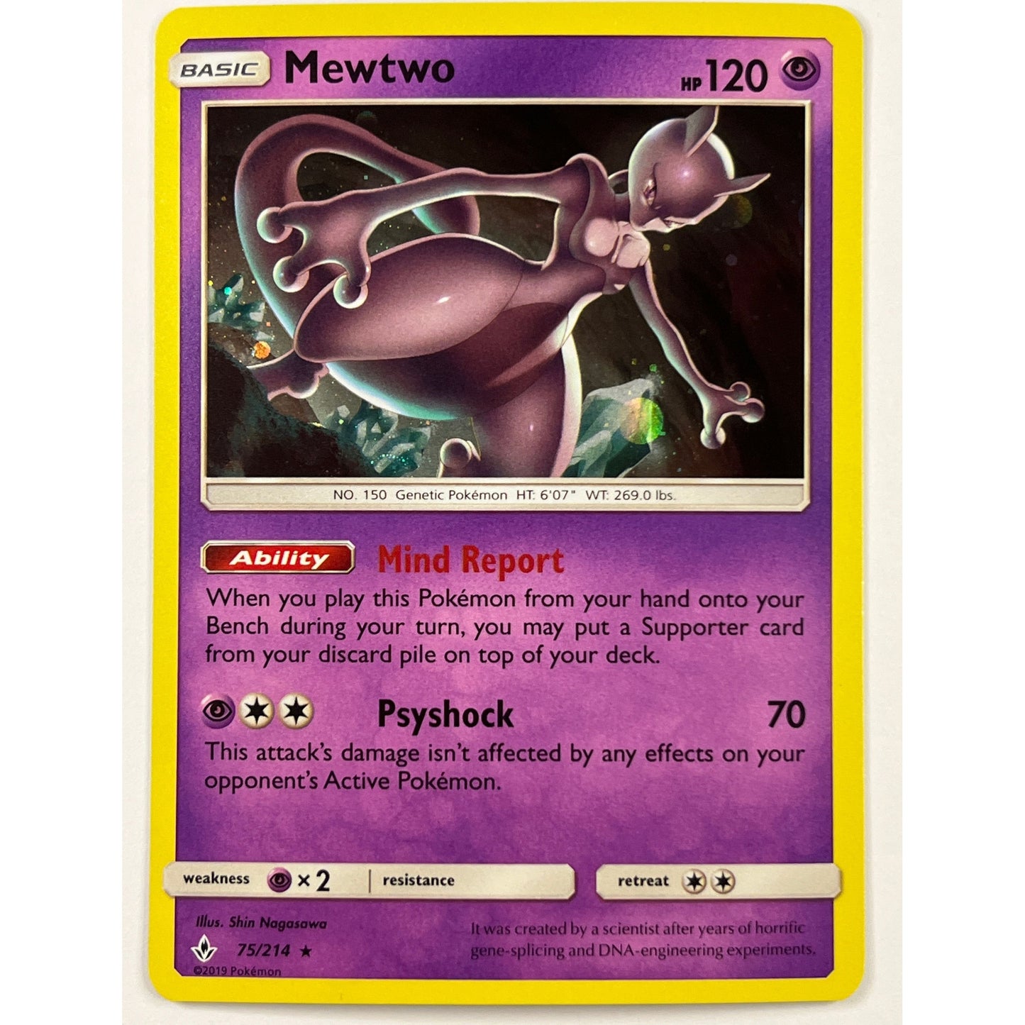 Mewtwo Holo Rare Costco Promo 75/214 | Local Legends Cards & Collectibles