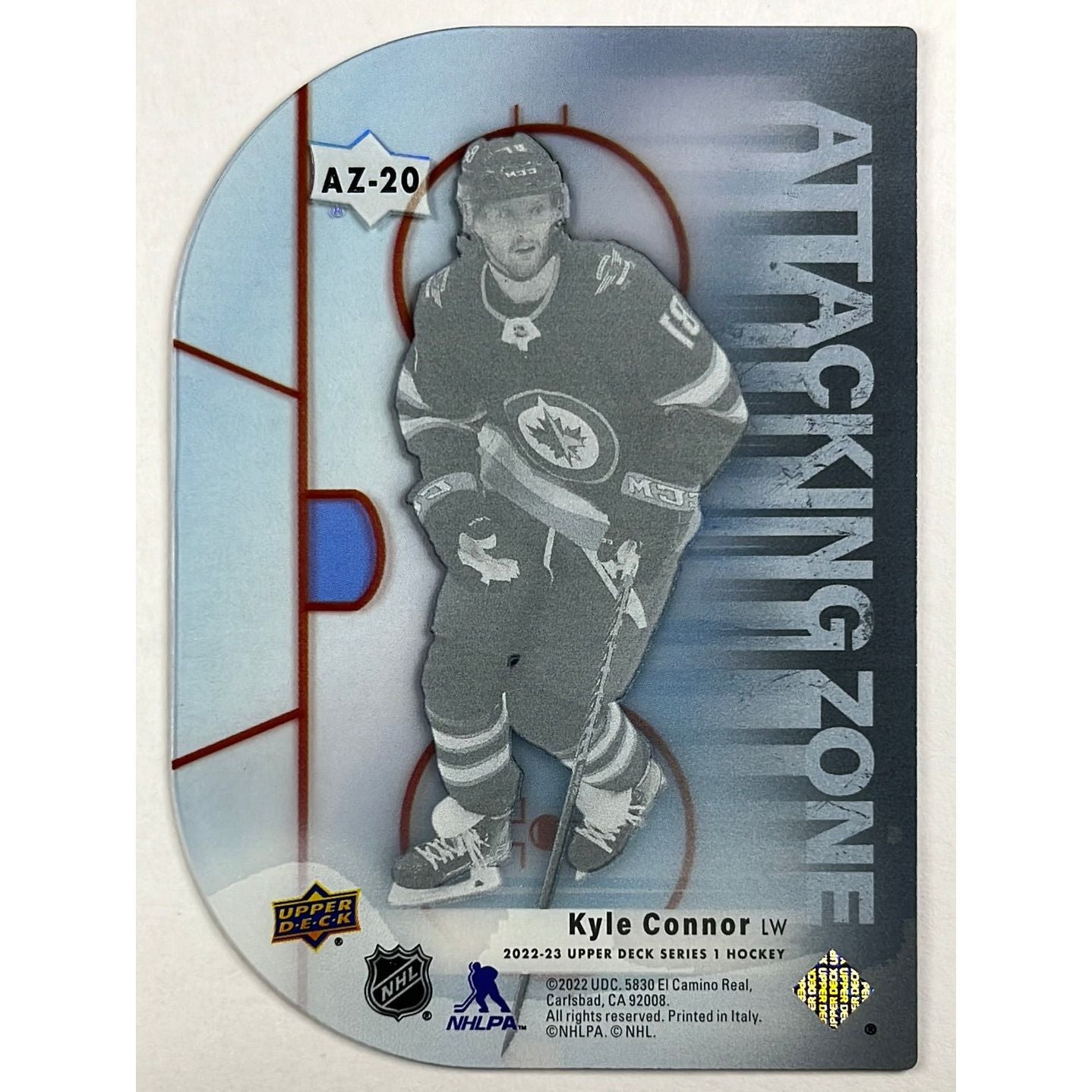 2022-23 Series 1 Kyle Connor Attacking Zone Acetate SSP
