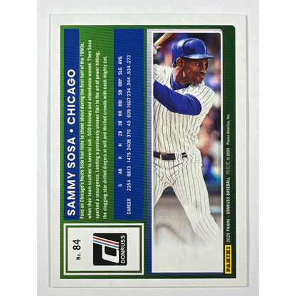 2025 Donruss Sammy Sosa 💯 Emoji